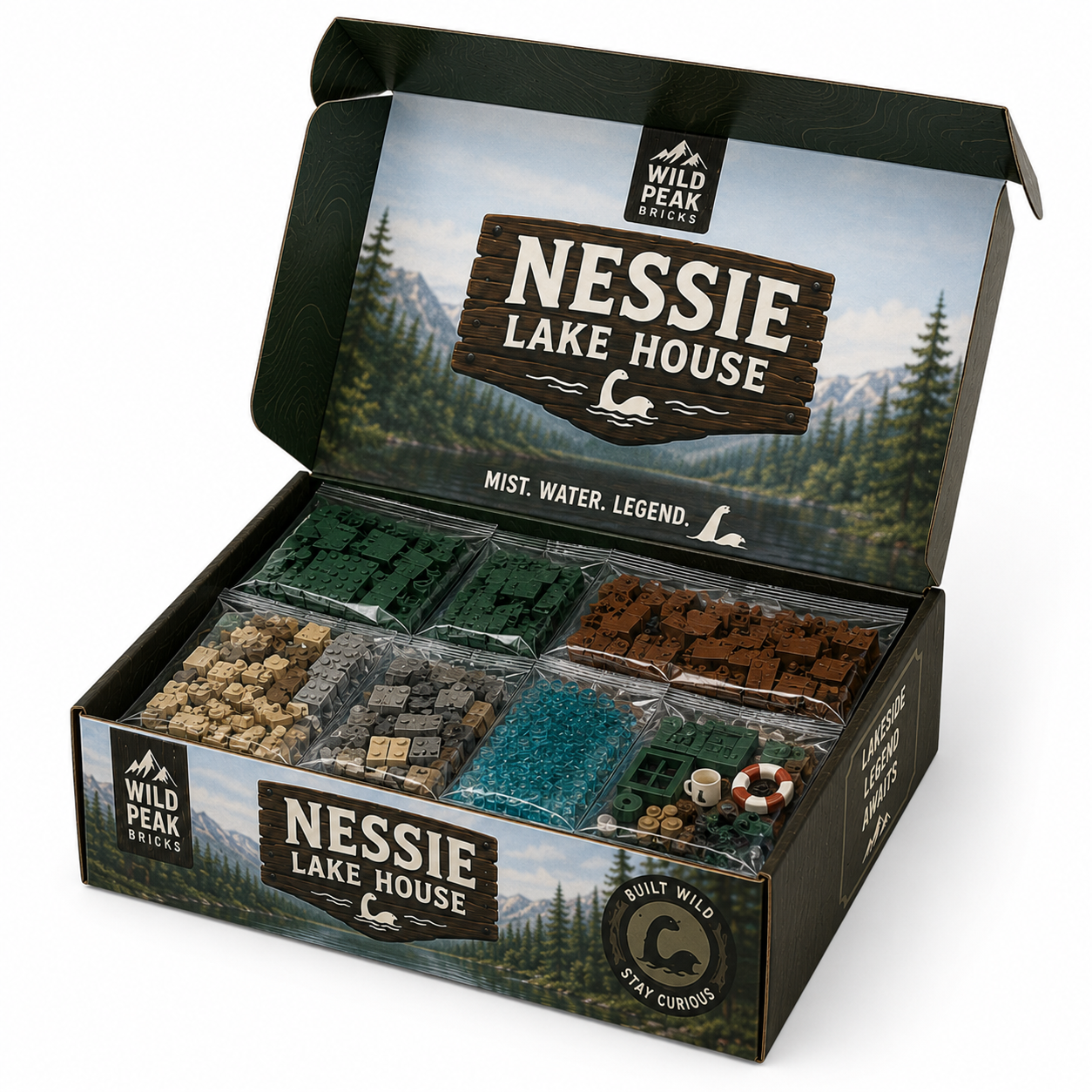 Cozy Cryptid Cabins-Nessie Lake House