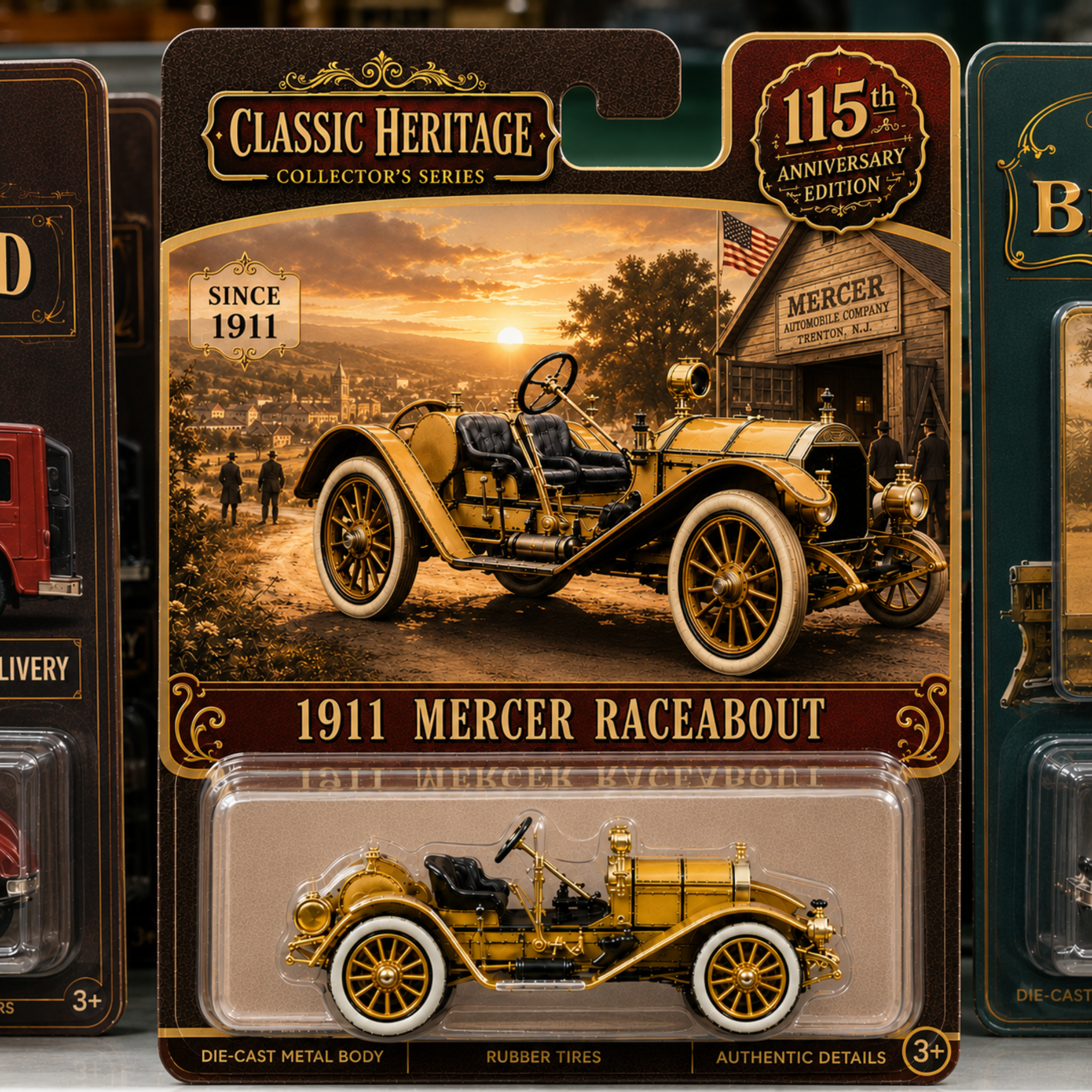 Drive Into the Golden Age | 1911 Mercer Raceabout – 115th Anniversary Collector Car