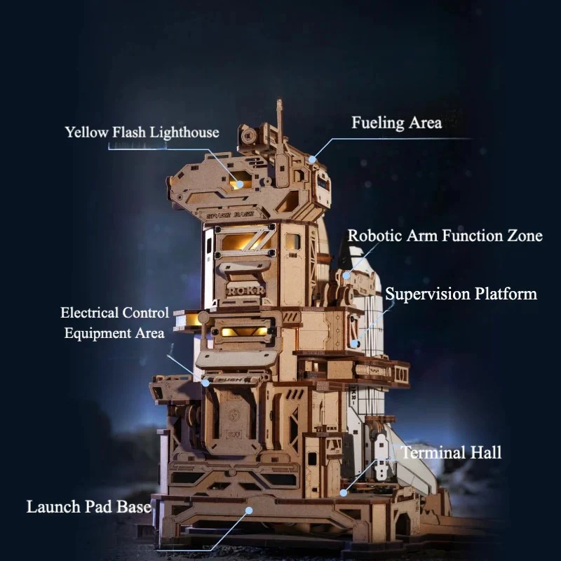 Space Shuttle 3D Wooden Puzzle