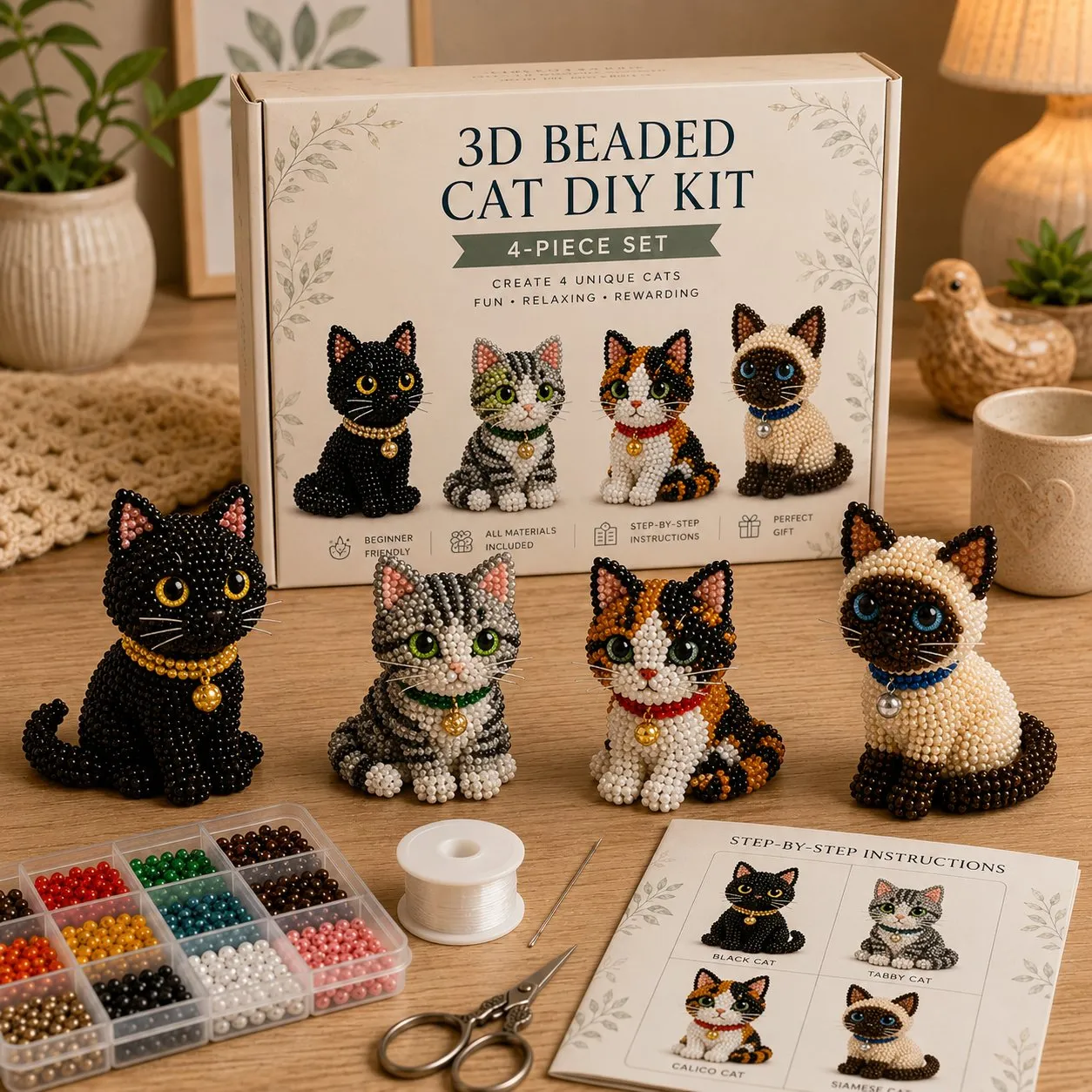 🐾 3D Beaded Pet DIY Kit