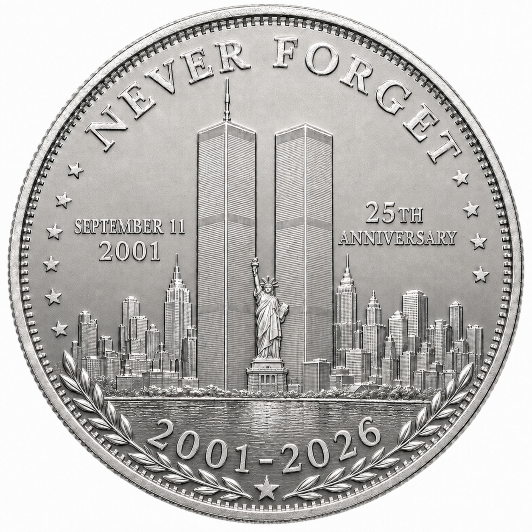 9/11 25th Anniversary Commemorative Coin