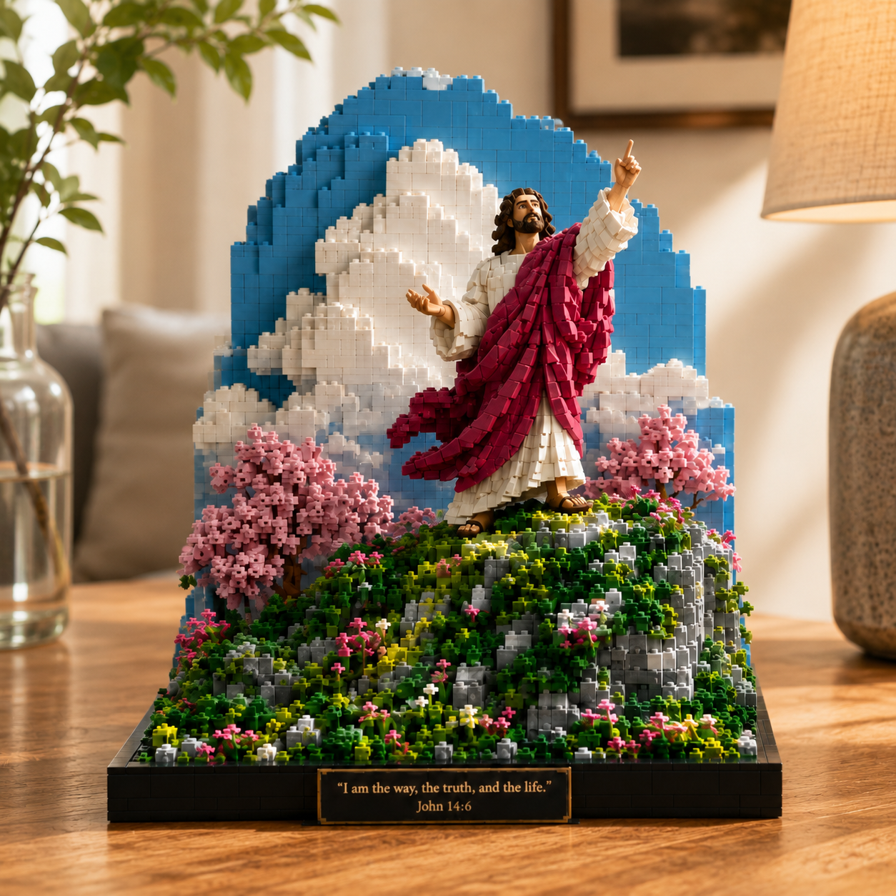 Heavenly Path Jesus Brick Display Set