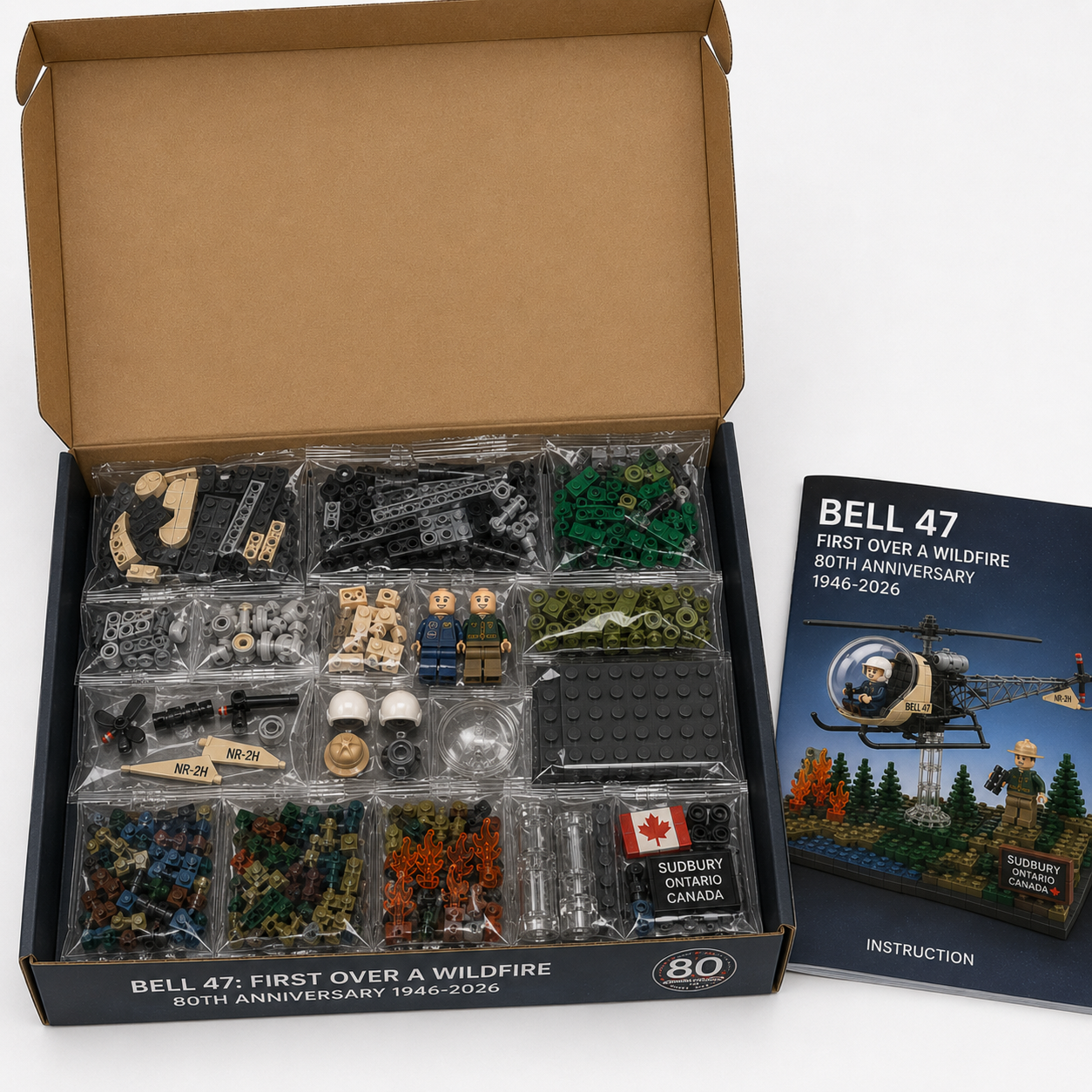 🚁 Legacy of the Skies – Bell 47 Wildfire Anniversary Edition Building Set