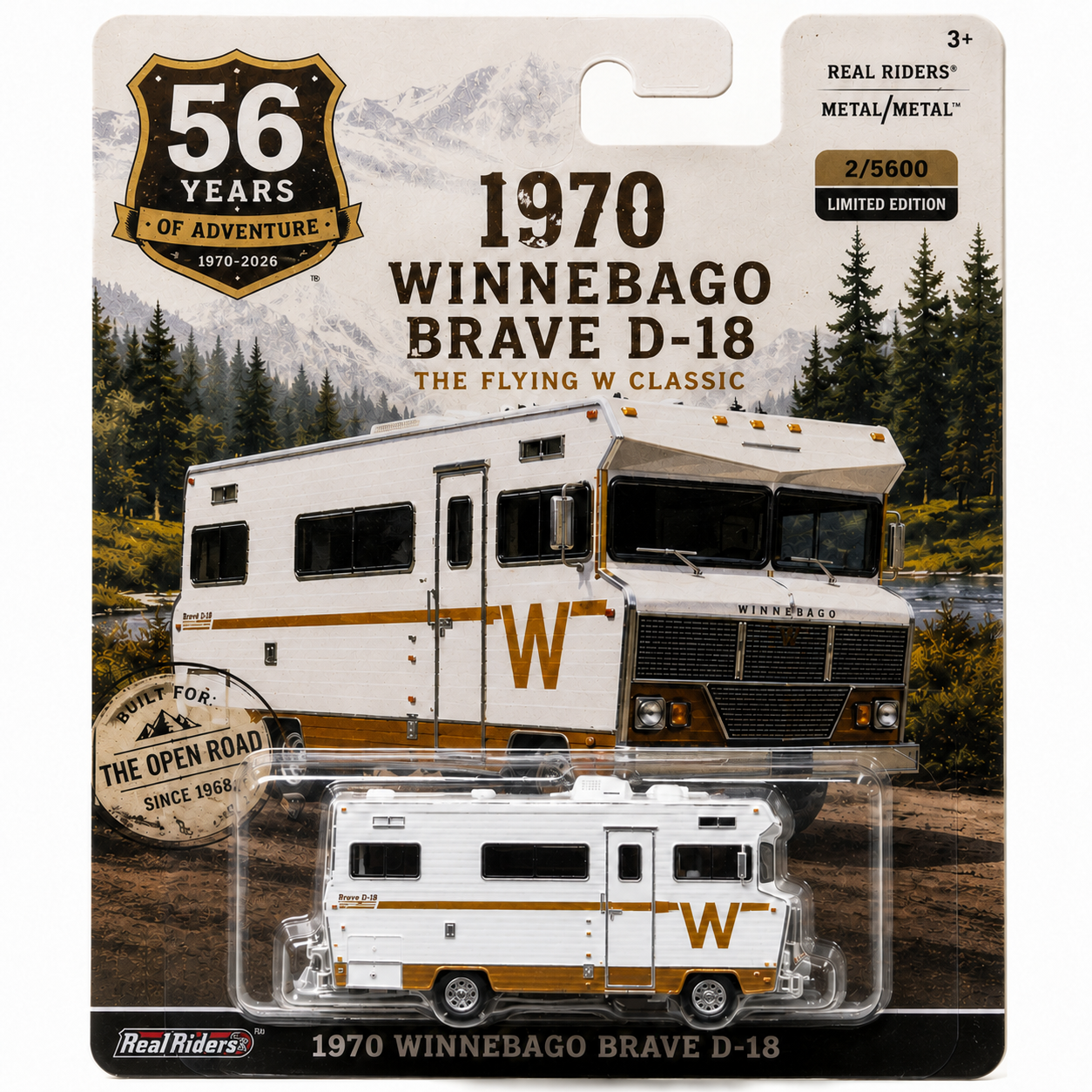 🚐✨ Vintage Adventure Legacy – 1970 Winnebago Brave D-18 Collector Car