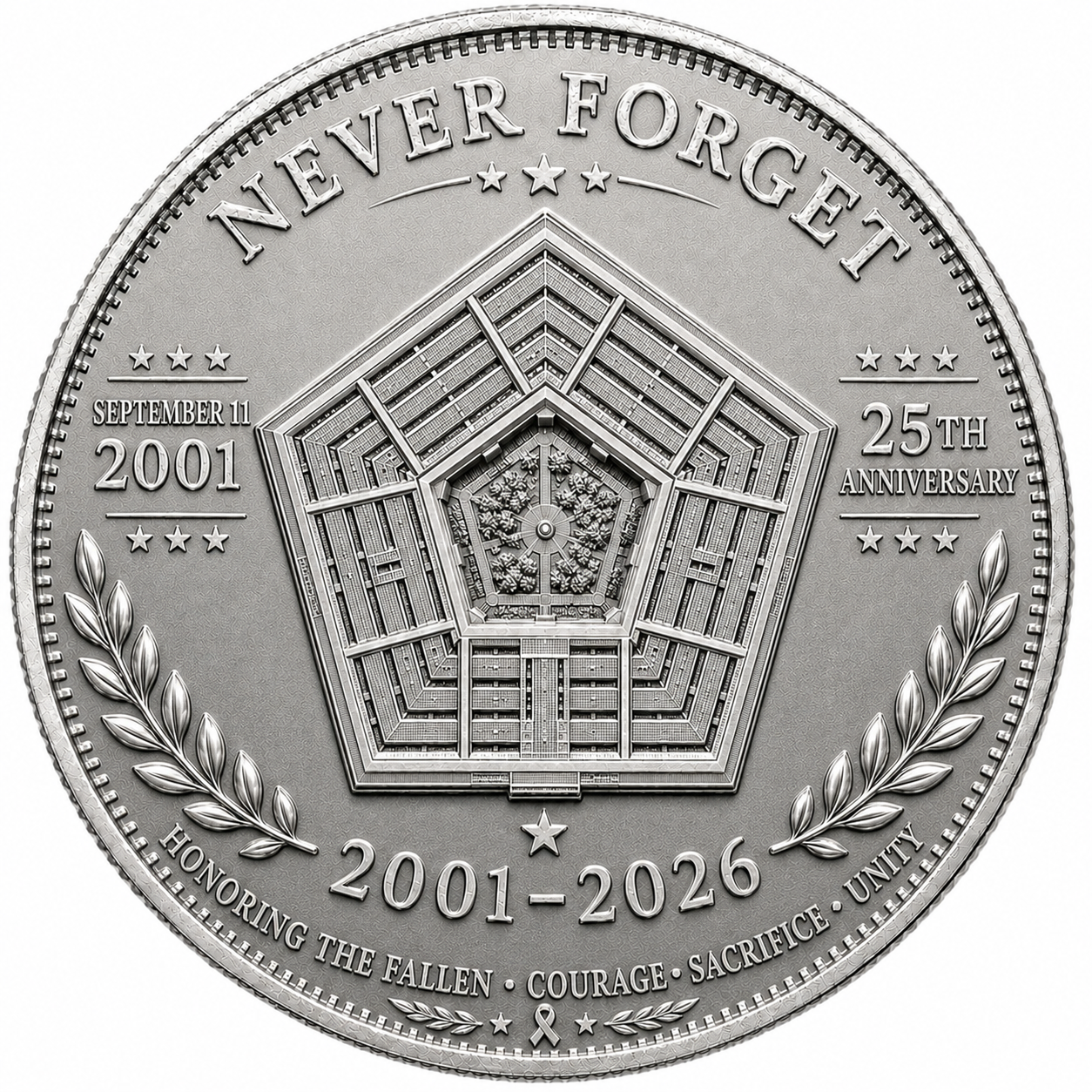 9/11 25th Anniversary Commemorative Coin