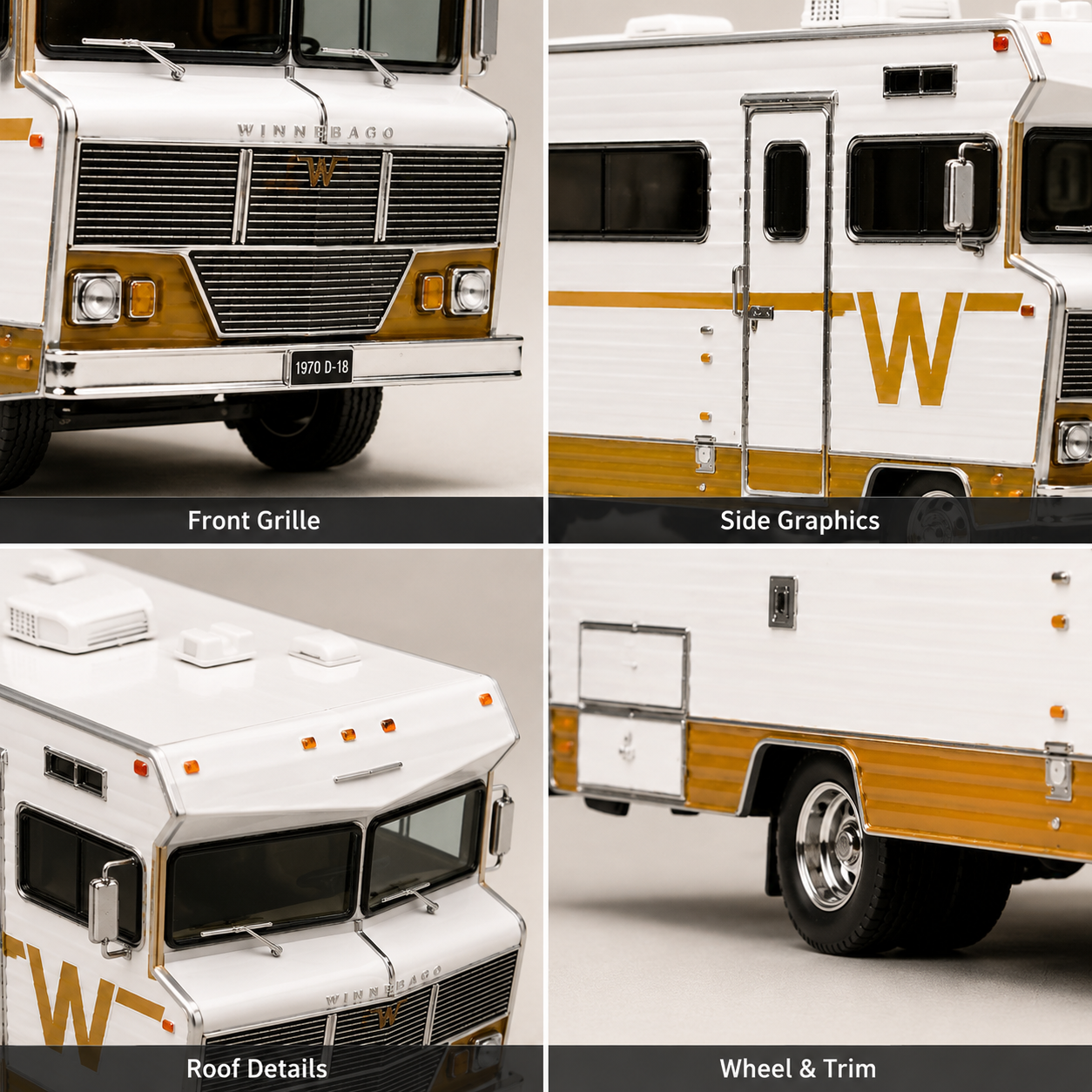 🚐✨ Vintage Adventure Legacy – 1970 Winnebago Brave D-18 Collector Car