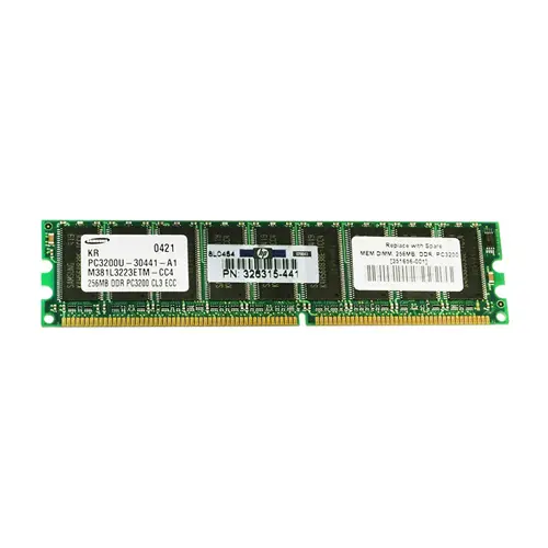 326315-441 - HP 256MB UDIMM 184-Pin Memory Module