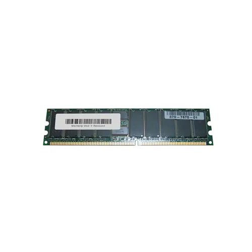 370-7670-01 - Sun 512MB RDIMM 184-Pin Memory Module