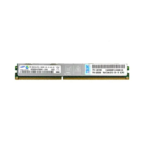 43X5058 - IBM 8GB DDR3 1333MHz CL9 ECC VLP RDIMM Memory Module