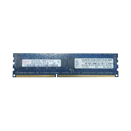 47J0145 - IBM 4GB DDR3 1333MHz CL9 ECC RDIMM Memory Module