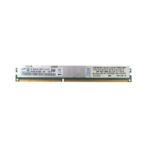 49Y1555 - IBM 8GB DDR3 1333MHz CL9 ECC VLP RDIMM Memory Module
