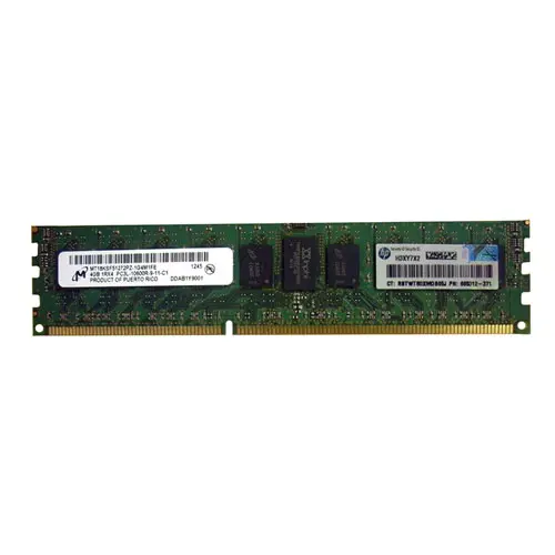 605312-371 - HP 4GB DDR3 1333MHz CL9 ECC RDIMM Memory Module