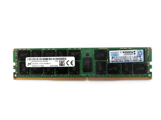 748672-001 - HP 16GB DDR4 2133MHz CL15 ECC RDIMM Memory Module