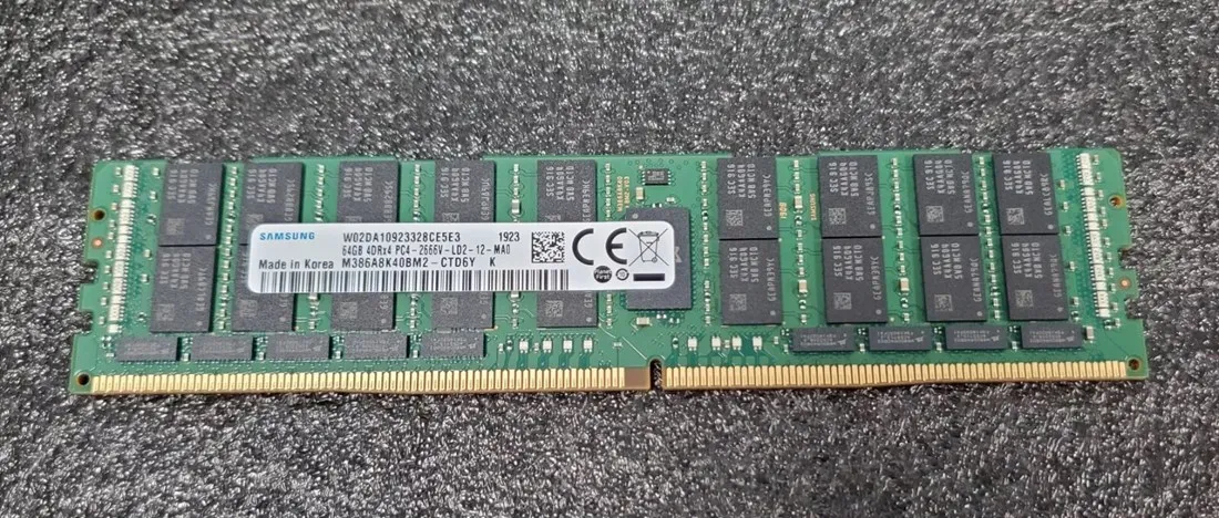 M386A8K40BM2-CTD - Samsung 64GB DDR4 2666MHz ECC RDIMM Memory Module