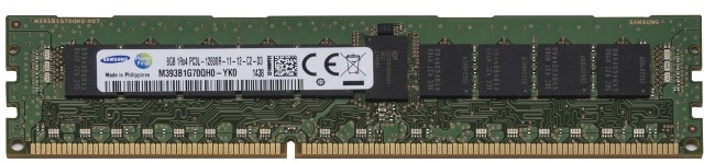 M393B1G70QH0-YK0 - Samsung 8GB DDR3 1600MHz ECC RDIMM Memory Module