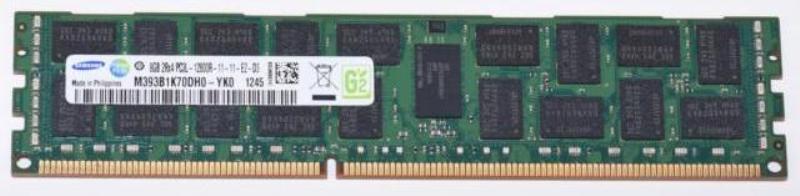 M393B1K70DH0-YK0 - Samsung 8GB DDR3 1600MHz ECC RDIMM Memory Module