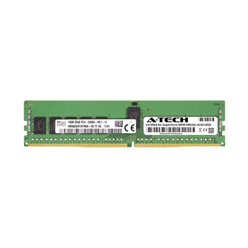 MEM-DR416L-HL03-ER26 - Supermicro 16GB DDR4 2666MHz ECC RDIMM Memory