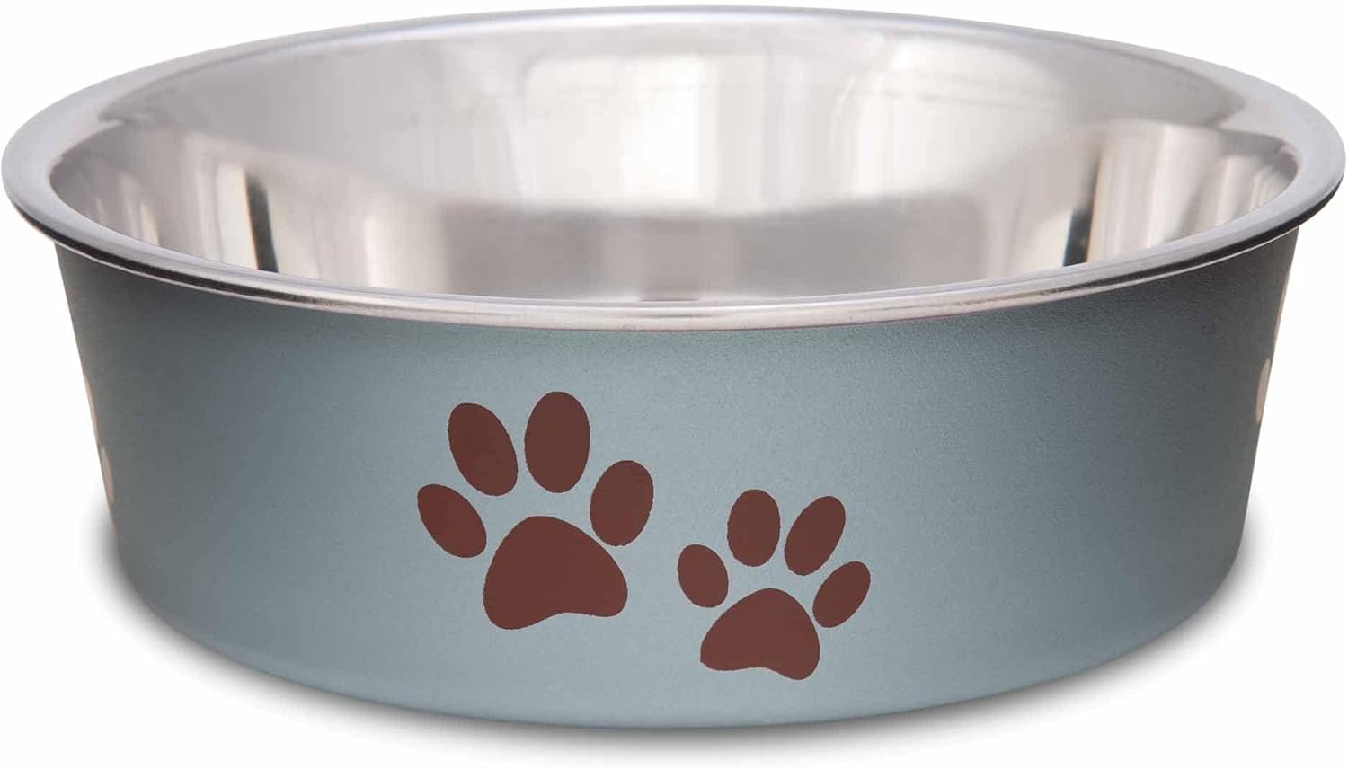 Bella Dog Bowls- Stainless Steel Dog & Cat Bowls - Spill Proof Dog Food Bowl, Cat Bowl, Puppy Essentials & Pet Supplies Great for Home & Travel (Small 10-20 lbs, Grape)