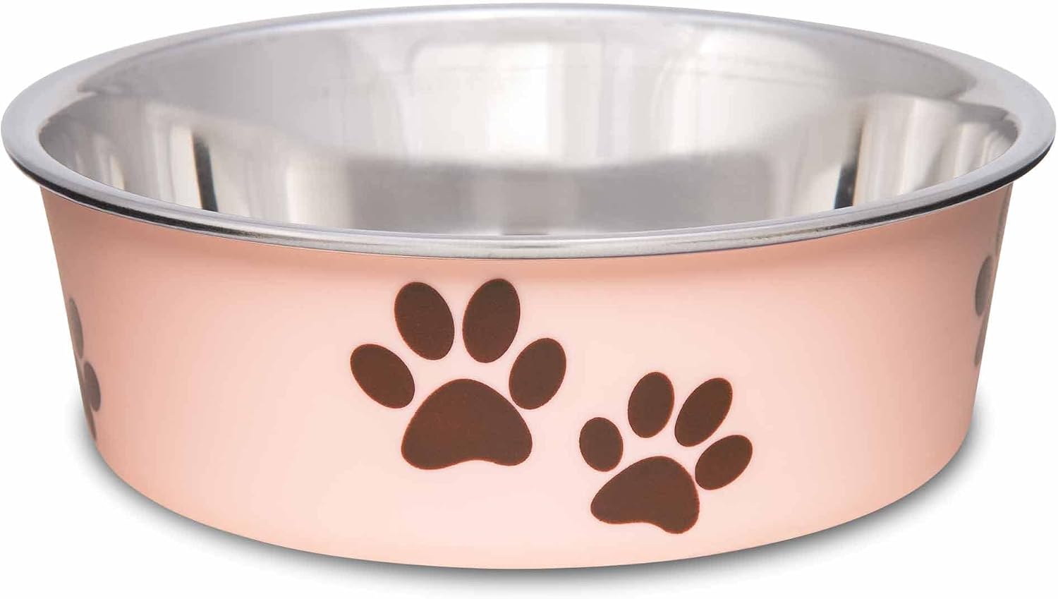 Bella Dog Bowls- Stainless Steel Dog & Cat Bowls - Spill Proof Dog Food Bowl, Cat Bowl, Puppy Essentials & Pet Supplies Great for Home & Travel (Small 10-20 lbs, Grape)