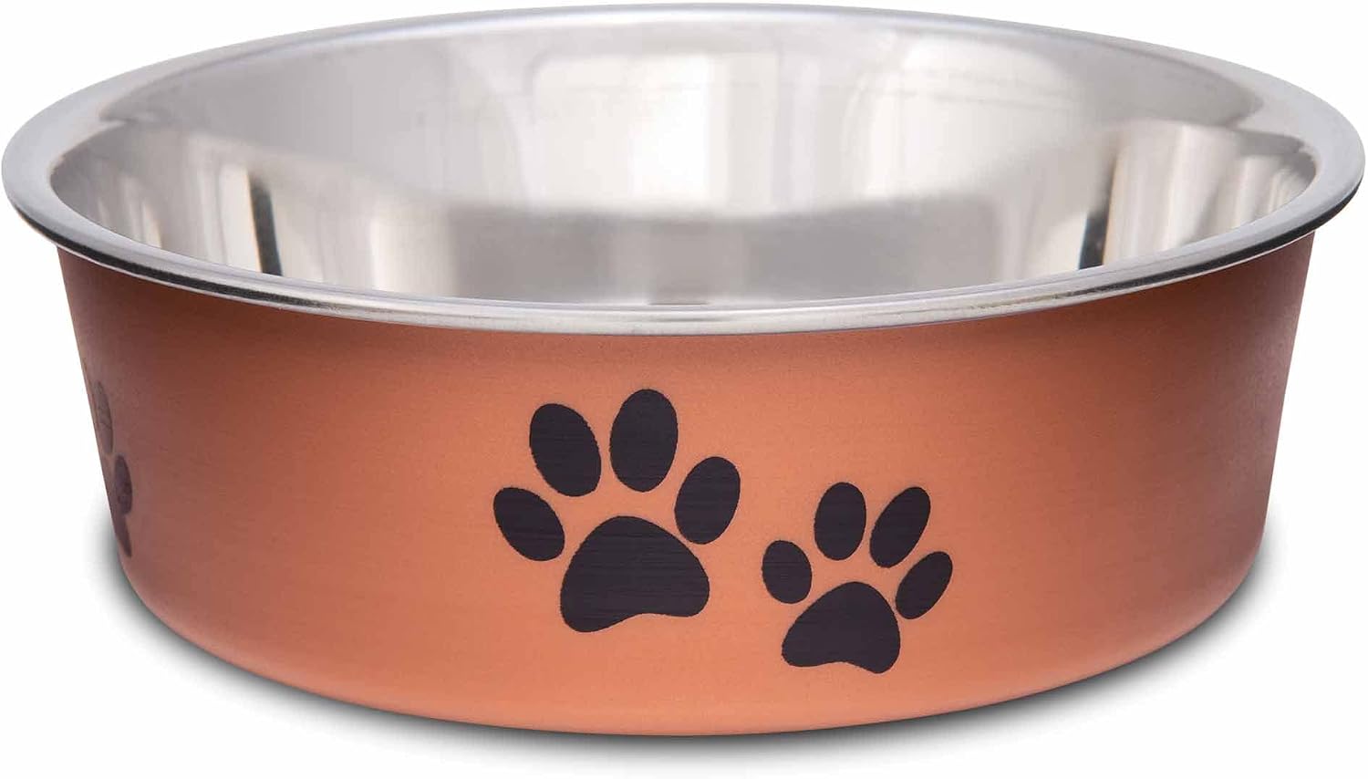 Bella Dog Bowls- Stainless Steel Dog & Cat Bowls - Spill Proof Dog Food Bowl, Cat Bowl, Puppy Essentials & Pet Supplies Great for Home & Travel (Small 10-20 lbs, Grape)