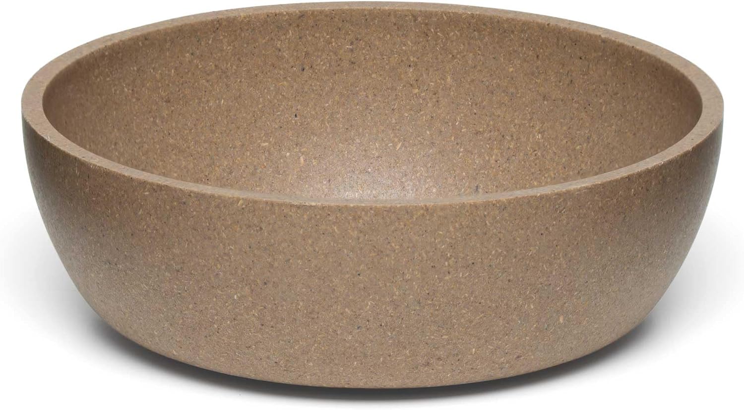 Dolce Bamboo - Eco-Friendly Pet Bowls & Dishes for Dog, Cats, Puppy Food and Water Bowl -Sustainable and Dishwasher Safe, Made with Real Bamboo (Medium, Oat-Beige)