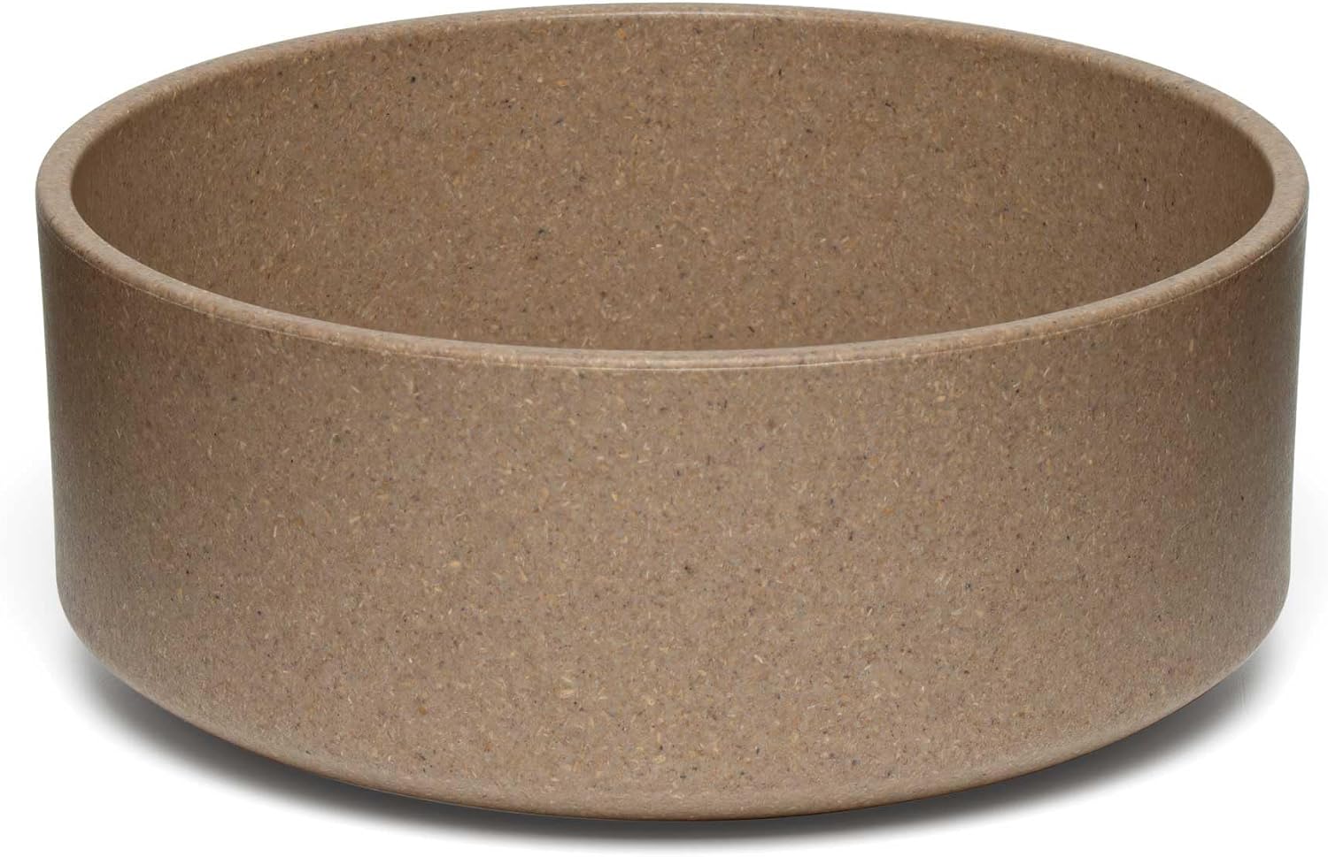 Dolce Bamboo - Eco-Friendly Pet Bowls & Dishes for Dog, Cats, Puppy Food and Water Bowl -Sustainable and Dishwasher Safe, Made with Real Bamboo (Medium, Oat-Beige)