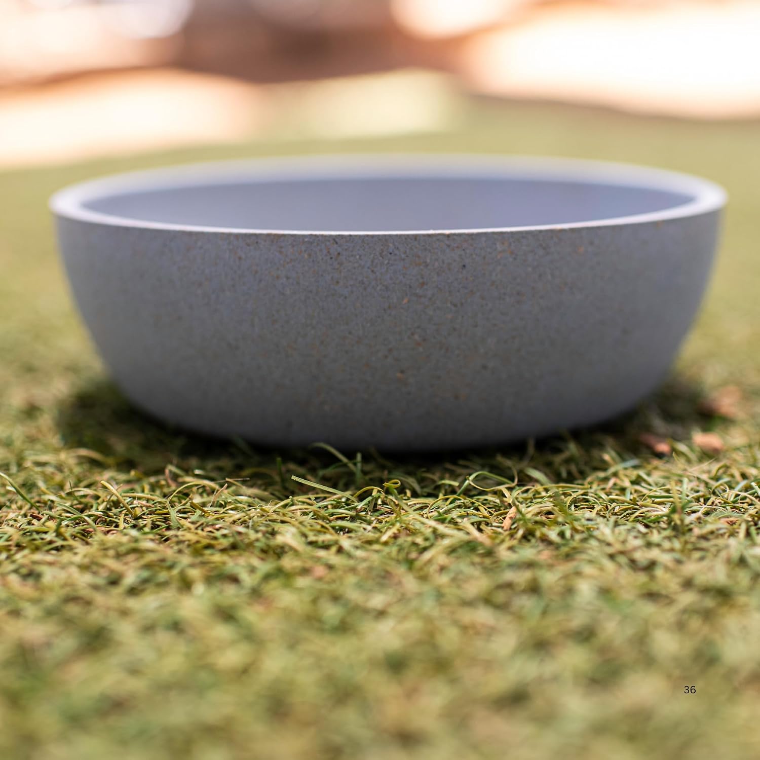 Dolce Bamboo - Eco-Friendly Pet Bowls & Dishes for Dog, Cats, Puppy Food and Water Bowl -Sustainable and Dishwasher Safe, Made with Real Bamboo (Small, Slate-Grey)