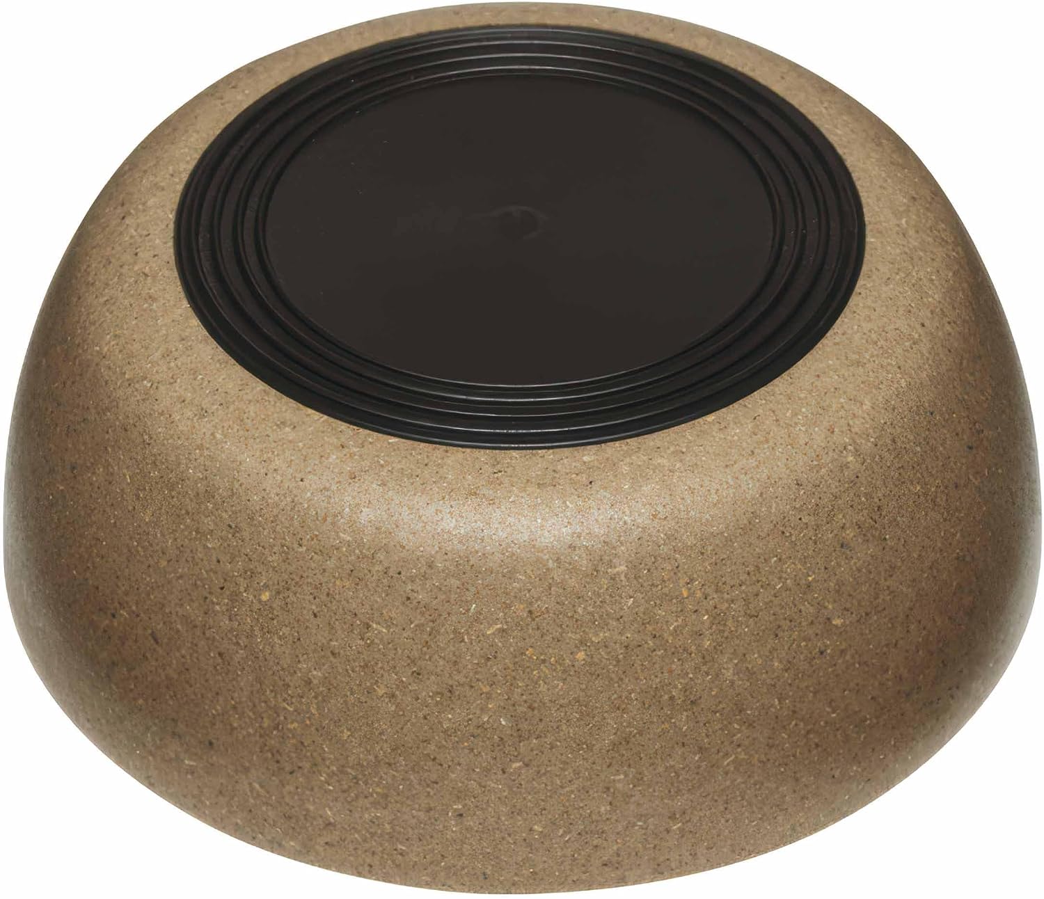 Dolce Bamboo - Eco-Friendly Pet Bowls & Dishes for Dog, Cats, Puppy Food and Water Bowl -Sustainable and Dishwasher Safe, Made with Real Bamboo (Small, Slate-Grey)