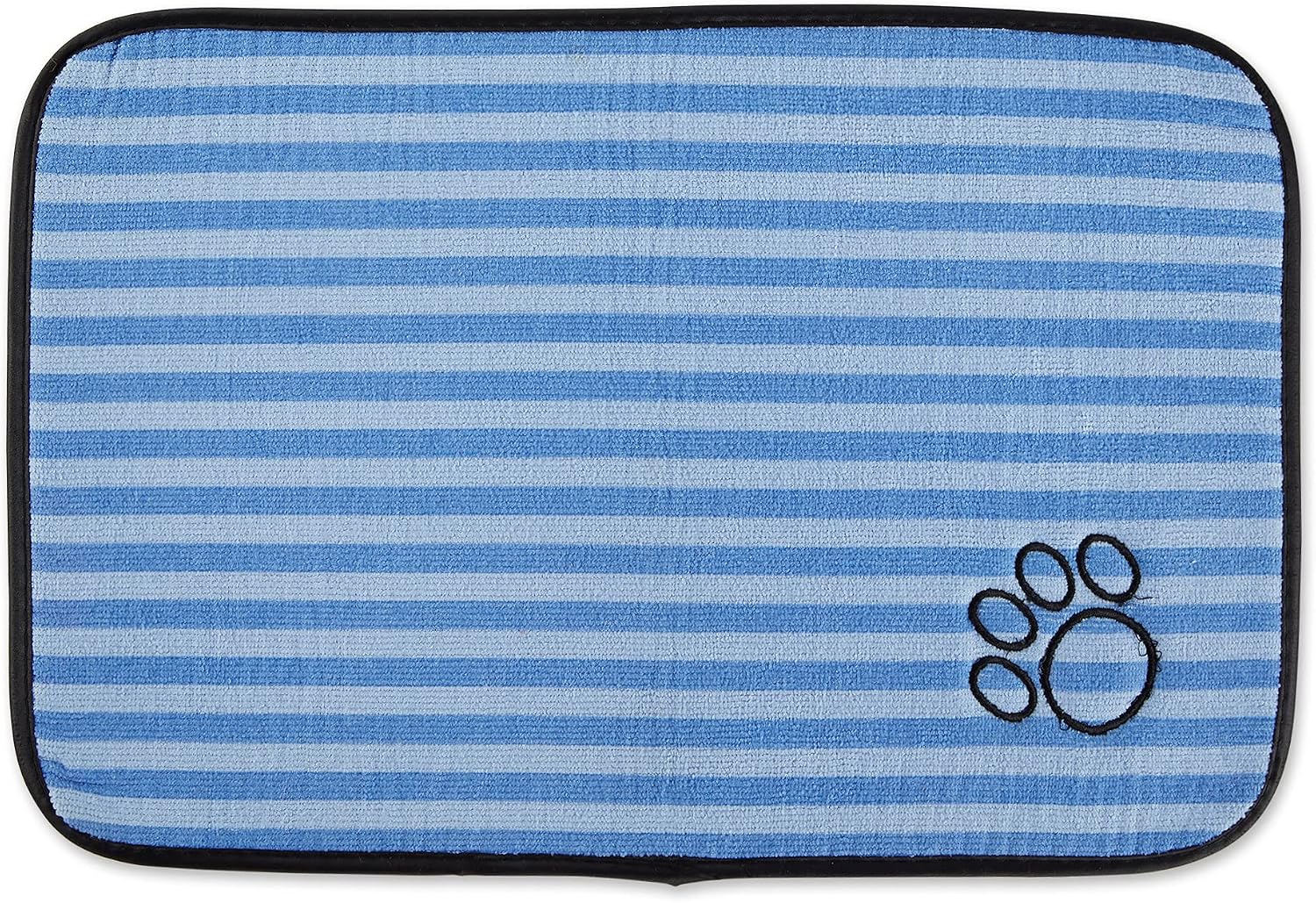  Machine Washable, Ultra Absorbent Pet Mat, 12x18, Gray Lattice