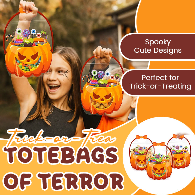 🎃 Halloween Pumpkin Trick Or Treat Bag – Spooky Cute Candy Tote For Kids