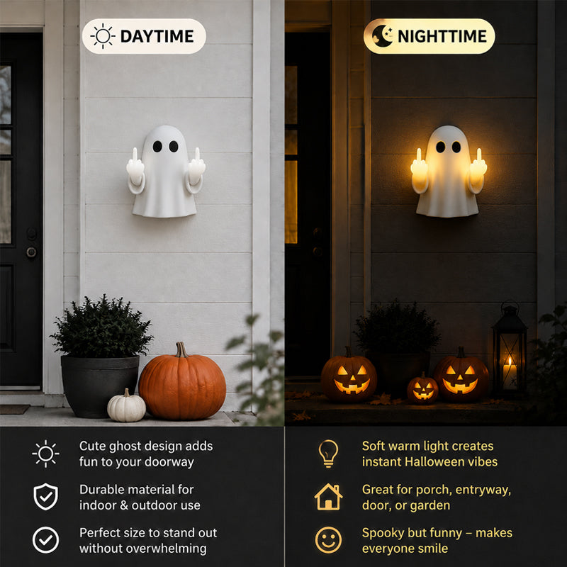 👻 Light-Up Middle Finger Ghost