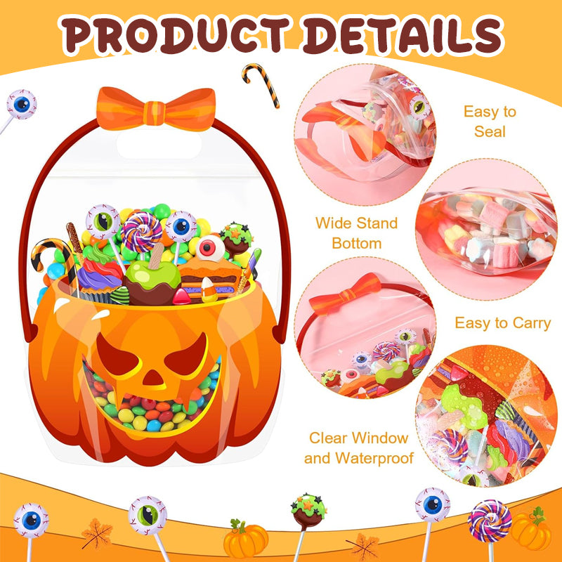 🎃 Halloween Pumpkin Trick Or Treat Bag – Spooky Cute Candy Tote For Kids