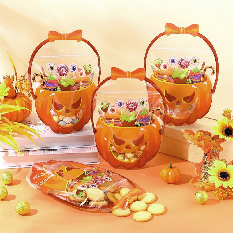 🎃 Halloween Pumpkin Trick Or Treat Bag – Spooky Cute Candy Tote For Kids