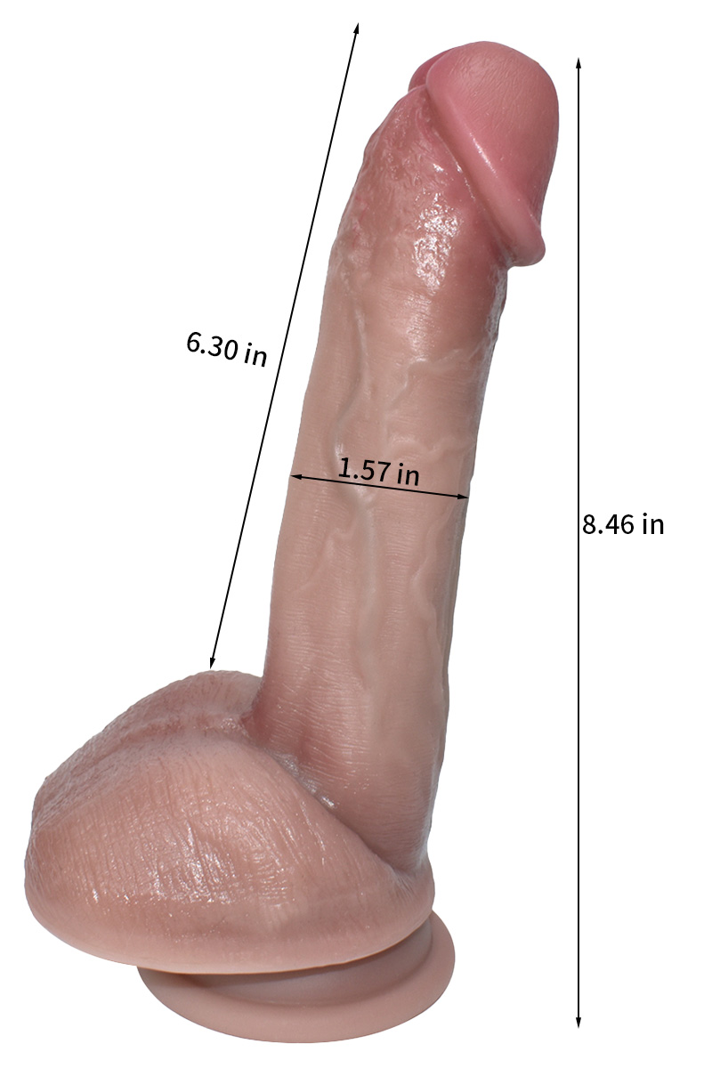 Realistic Huge Thick Dildo Sex Toy for Women, Adult G-spot Penis for Advanced Male Female Adult Toys，F034Egg King