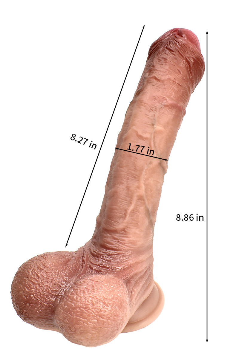 8“ Inch Realistic Huge Thick Dildo Sex Toy for Women, Adult G-spot Penis for Advanced Male Female Adult Toys，F002