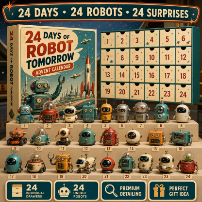 🚀 24 Days of Retro Cosmic Adventures Advent Calendar Collection – 24 Unique Collectibles in Every Set