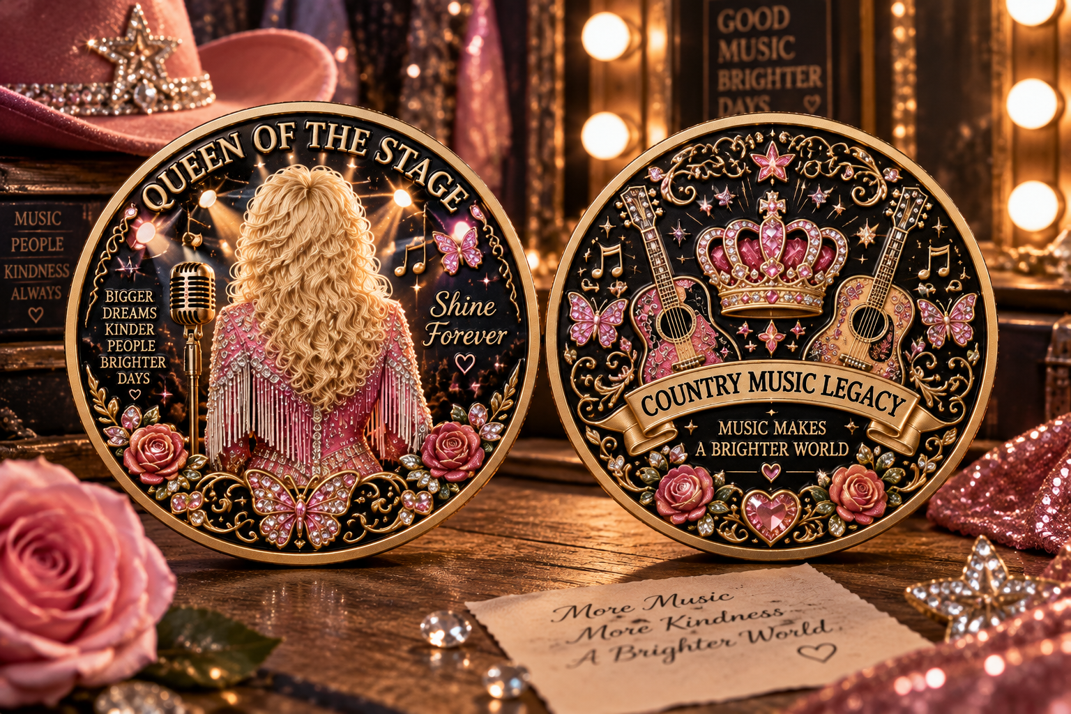 🇺🇸 Last Day Promo: 49% OFF🎸🦋Queen of Country Music Memorial Commemorative Coin