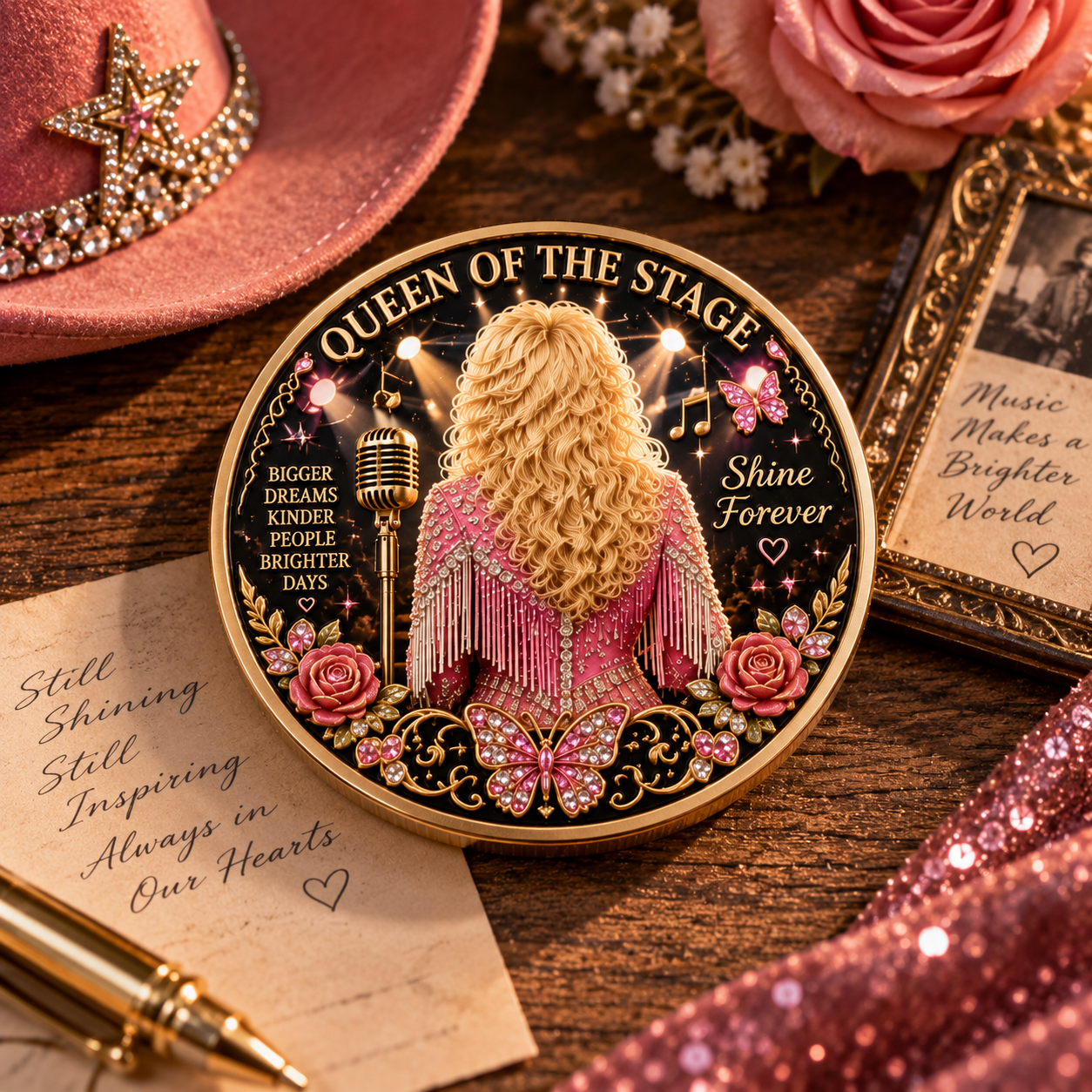 🇺🇸 Last Day Promo: 49% OFF🎸🦋Queen of Country Music Memorial Commemorative Coin