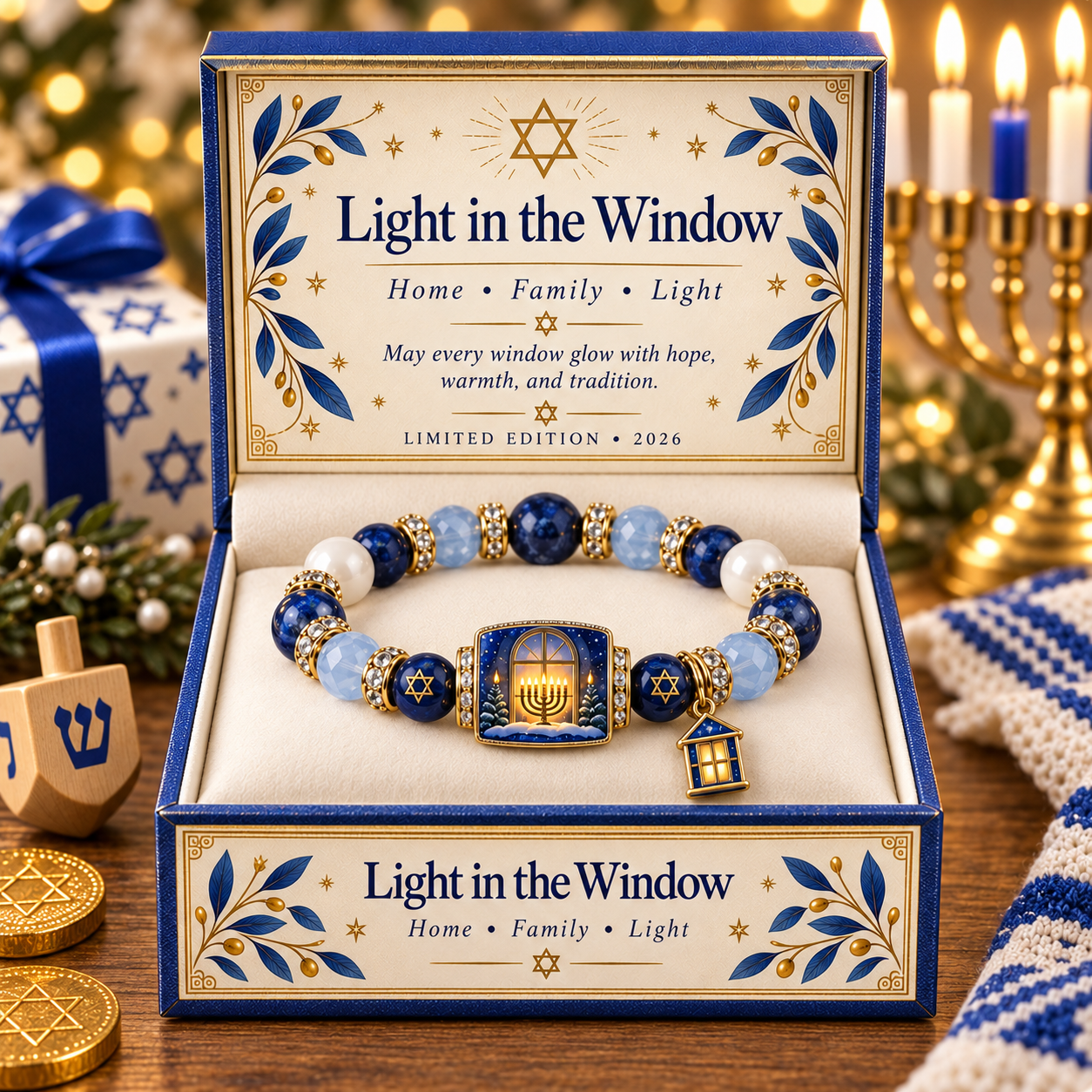 🕎 Hanukkah Beaded Keepsake Bracelet – 8 Meaningful Festival of Lights Gift Designs
