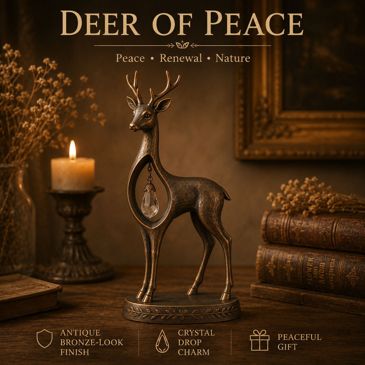 ✨ Mystic Guardians Collection – Love, Wisdom, Mystery & Peace Symbolic Decor