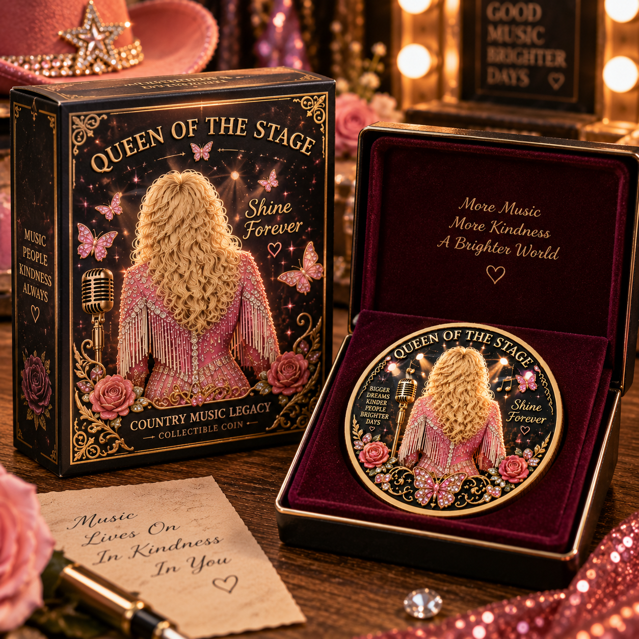 🇺🇸 Last Day Promo: 49% OFF🎸🦋Queen of Country Music Memorial Commemorative Coin