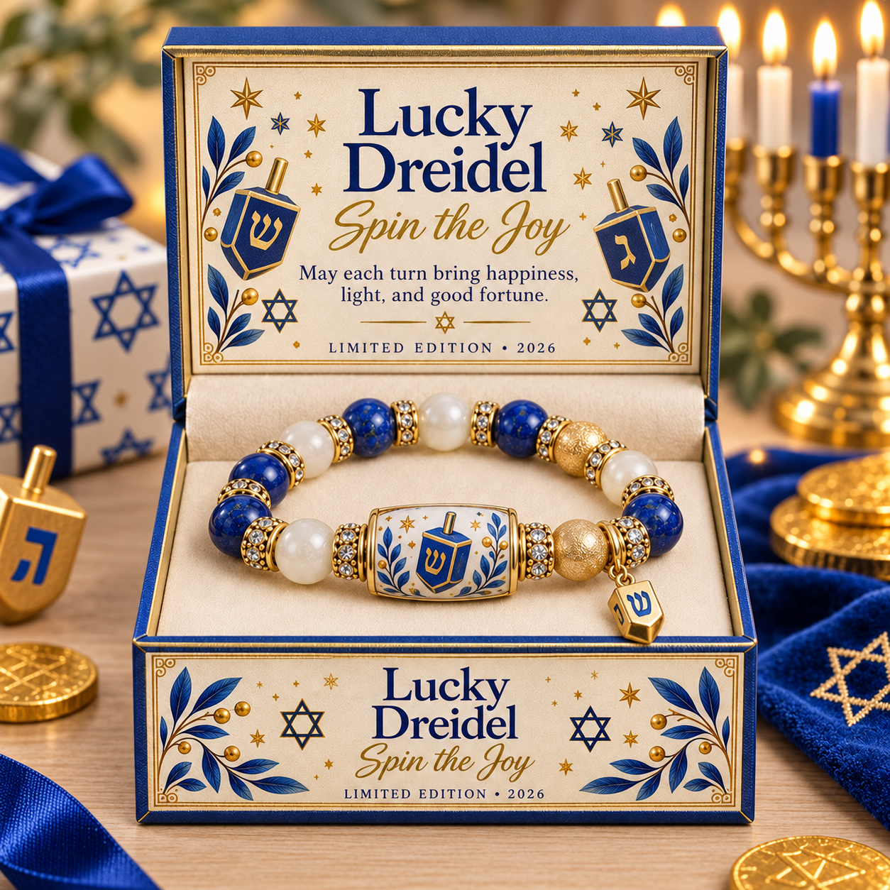 🕎 Hanukkah Beaded Keepsake Bracelet – 8 Meaningful Festival of Lights Gift Designs
