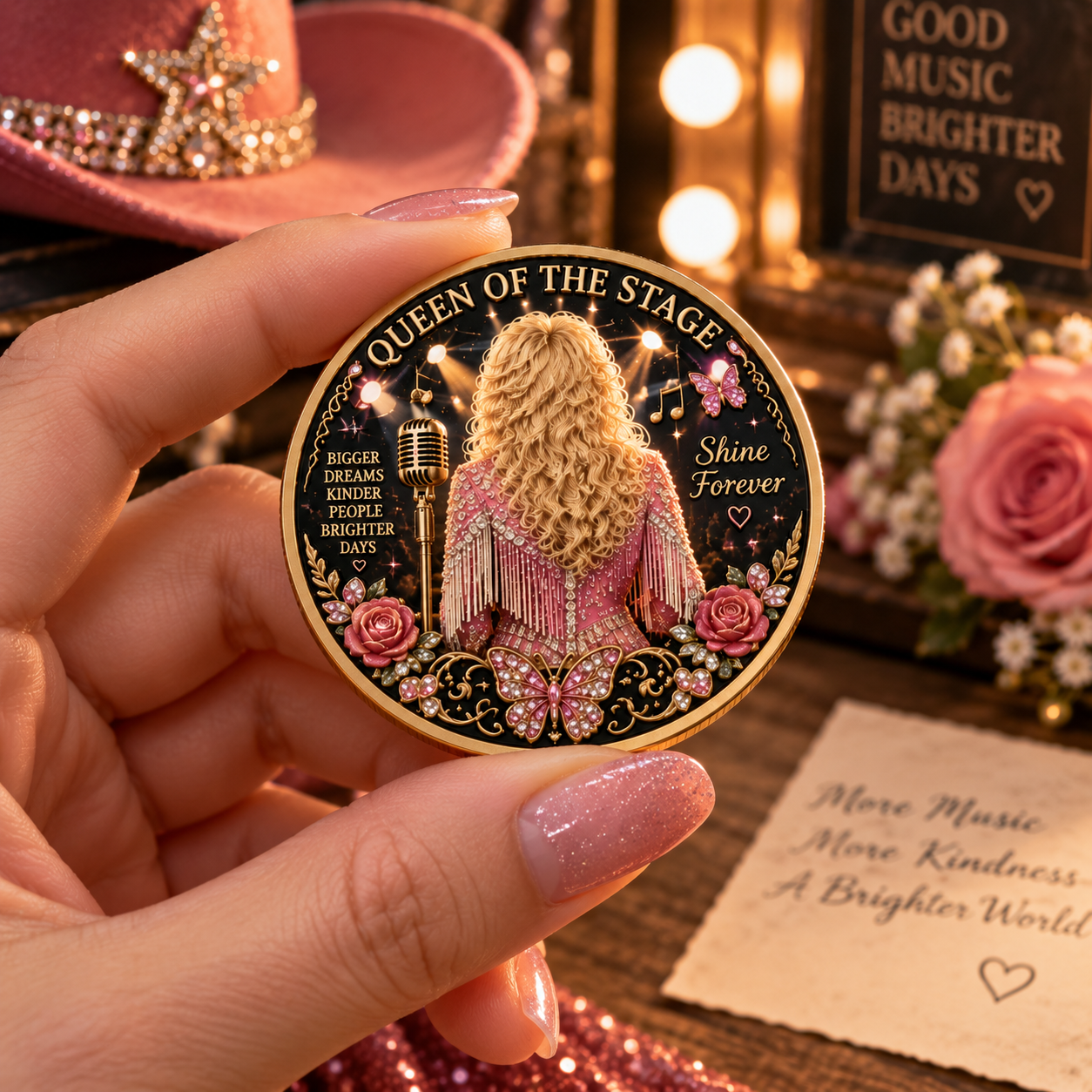 🇺🇸 Last Day Promo: 49% OFF🎸🦋Queen of Country Music Memorial Commemorative Coin