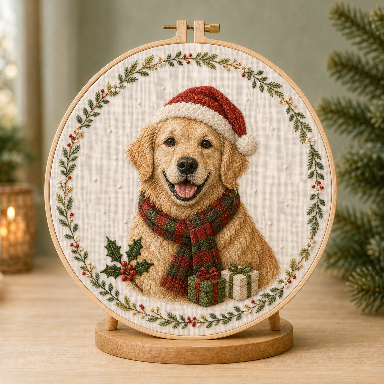 🔥Christmas Story Embroidery Kit Collection  12 Cozy Holiday Designs 🔥🎄Complete DIY Kit Display Stand Included