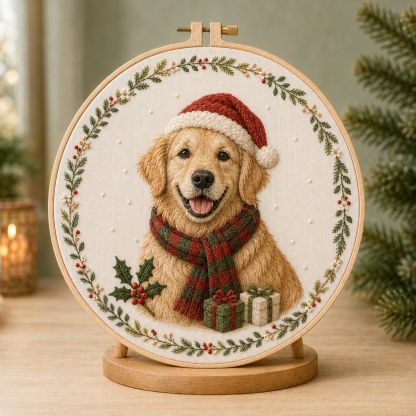 🔥Christmas Story Embroidery Kit Collection  12 Cozy Holiday Designs 🔥🎄Complete DIY Kit Display Stand Included