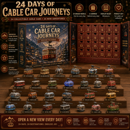 ⏳ Last Day 50% OFF –🎪 24 Days of Wild & Unusual Rides Advent Calendar Collection – 24 Collectible Mini Rides in Every Set