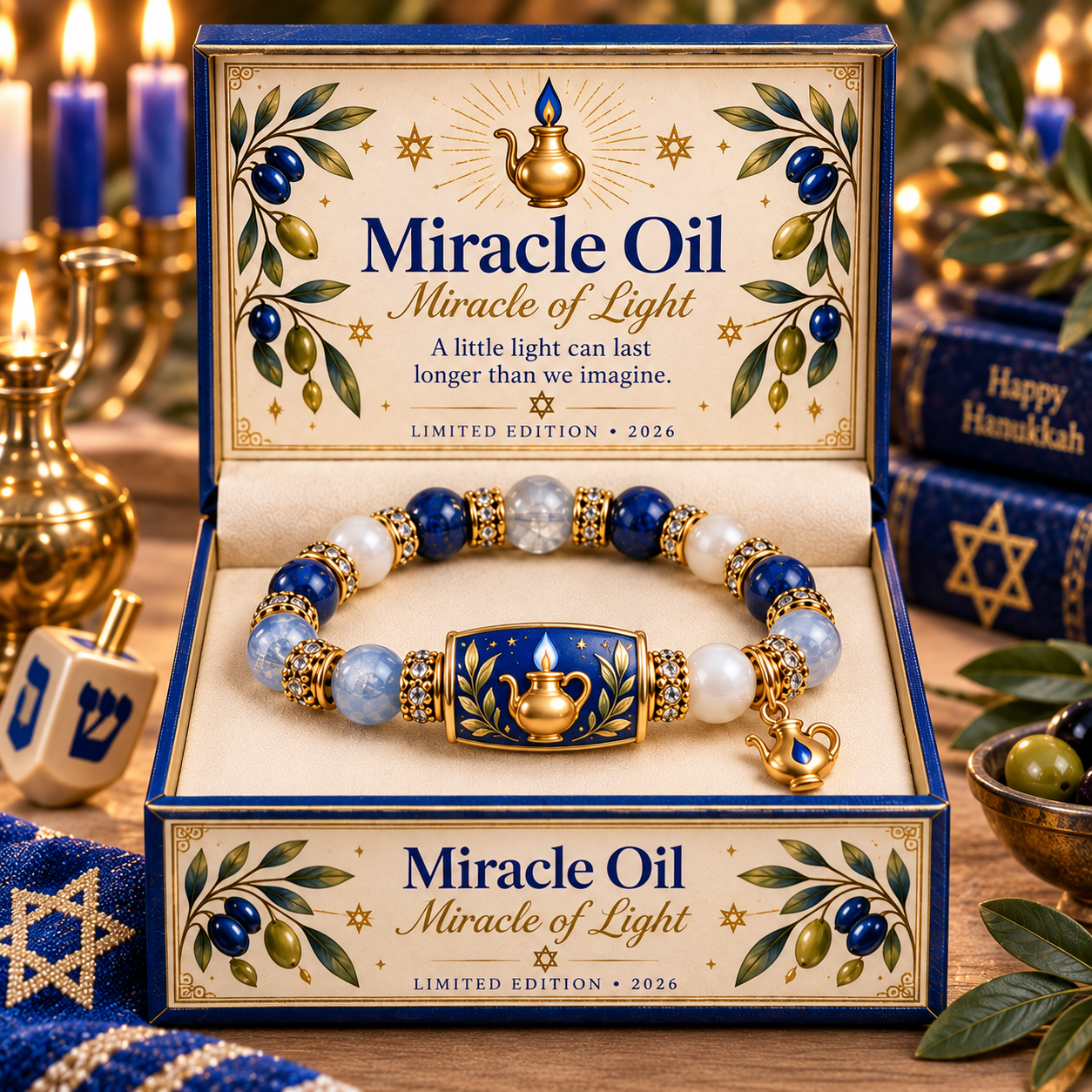 🕎 Hanukkah Beaded Keepsake Bracelet – 8 Meaningful Festival of Lights Gift Designs