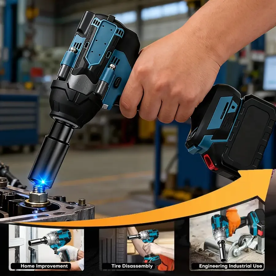 Llave de impacto inalámbrica 3 en 1 de 750 N·m