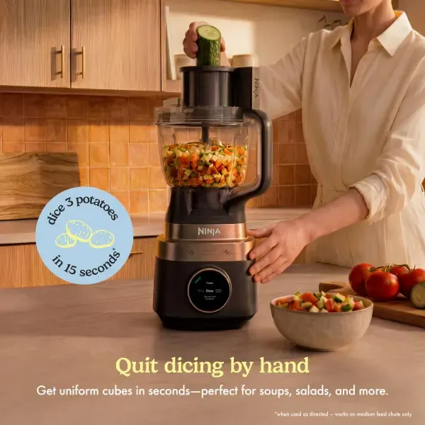 Sistema de cocina Ninja CrushBOSS con picadora y procesador de alimentos - LB451BK1