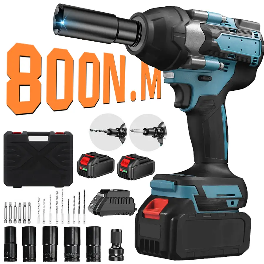 Llave de impacto inalámbrica 3 en 1 de 750 N·m